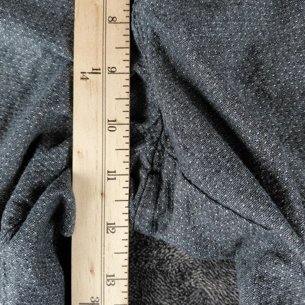 Banana Republic Mens Grey Cotton Micro Dot Chino Shorts Size 33 Regular‎ Fit